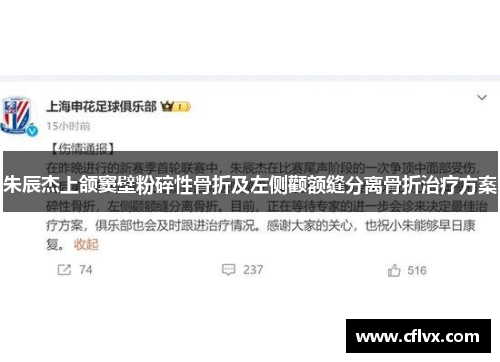 朱辰杰上颌窦壁粉碎性骨折及左侧颧额缝分离骨折治疗方案